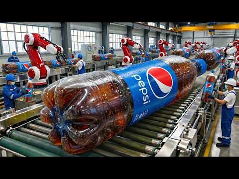 Inside the Mega Pepsi factory: How the number 1 cold drink is made (Full process)
