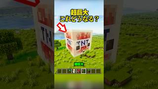 超巨大サルファーキューブ、TNTの爆発力は？【マイクラ】