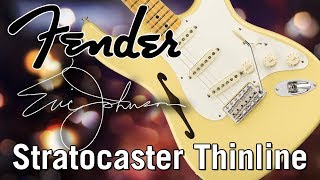 Video thumbnail for Fender Eric Johnson Stratocaster Thinline Review & Demo by Alamo Music Center