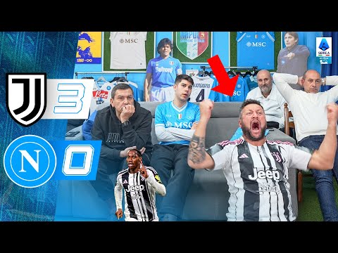 DEVASTATI... JUVENTUS-NAPOLI 3-0 | LIVE REACTION NAPOLETANI