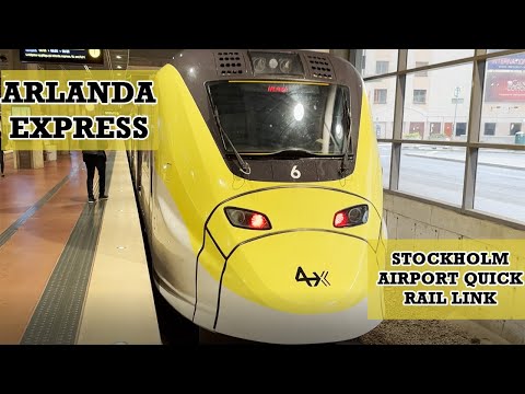 Arlanda Express - Aeroporto de Arlanda para a Estação Central em 18 minutos