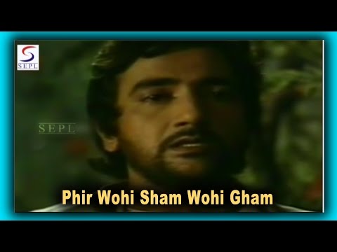 Phir Wohi Sham Wohi Gham | Talat Mahmood | Jahan Ara @ Prithviraj Kapoor, Mala Sinha, Bharat Bhushan
