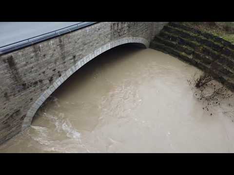 Hochwasser in Kochertürn 6.1.18