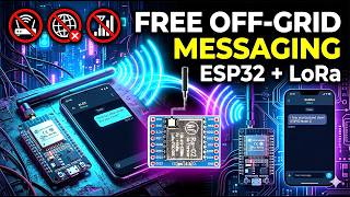 Off-Grid Live Chat Without Internet 📡 | ESP32 + LoRa SX1278 (RA-02) Web & Mobile DIY