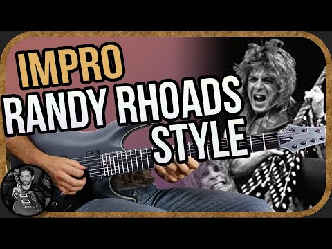 RANDY RHOADS STYLE improvisation