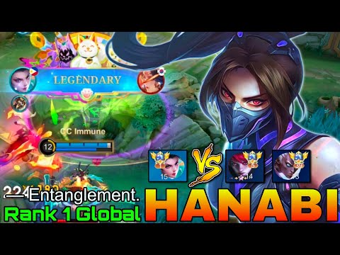 No.1 Hanabi VS Top Global Julian & Karrie - Top 1 Global Hanabi by — Entanglement. - Mobile Legends