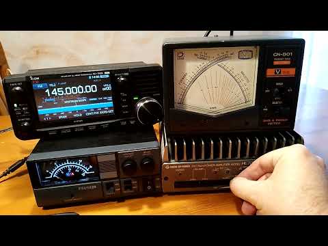 Tokyo Hy Power HL-728D 2m & 70cm amplifier with ICOM IC-705