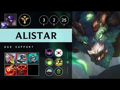 Alistar Support vs Shen - KR Master Patch 25.20