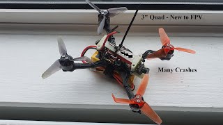 My first FPV flights after 50 hours on LiftOff - Many crashes