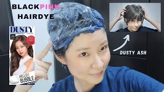 BLACKPINK Hello Bubble Dusty Ash hairdye + 1 week update | DIY