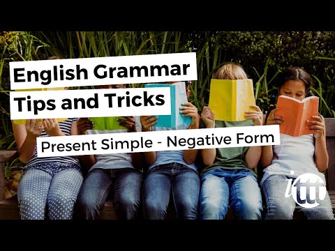 English Grammar -- Present Simple -- Negative Form