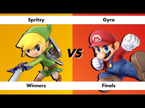 SSBU Just Playing the Game XVI: Winner's Finals Spritzy (Toon Link) vs Gyro (Mario)