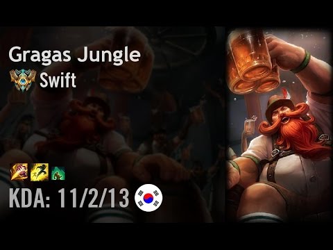 Gragas Jungle vs Elise - Swift - KR Challenger Path 6.4
