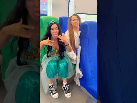 Jasmine's failed subway prank…😳😬🤭 (not for kids) #jasminemeyer