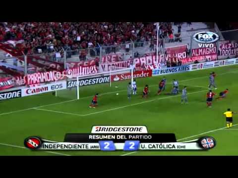 Independiente 2 - 2 Universidad Católica Copa Sudamericana 2012