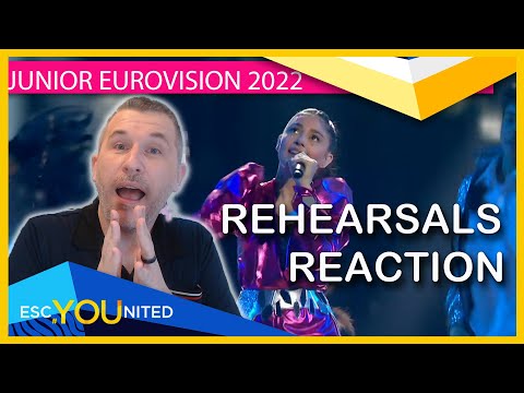 Junior Eurovision 2022: REACTION to Rehearsal clips & Top 5