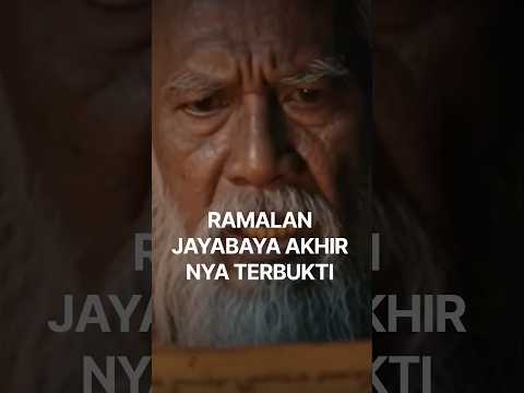ramalan jaya baya akhirnya terbukti