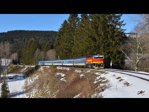 ČD 754.074 - R 776 / 763 Berounka - Špičák - 18.1.2025