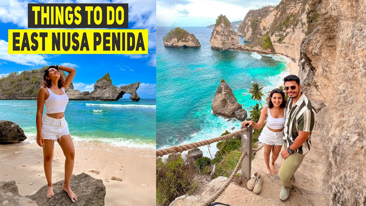 A duo delights in the exploration of Atuh beach & many more gems of Nusa Penida.