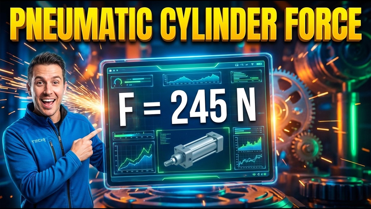 Pneumatic Cylinder Force Calculator