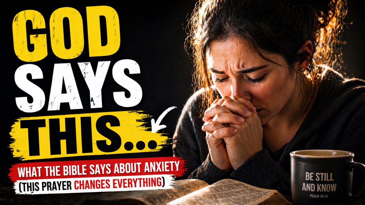 What the Bible Says About Anxiety (How to Find Peace Through Prayer)