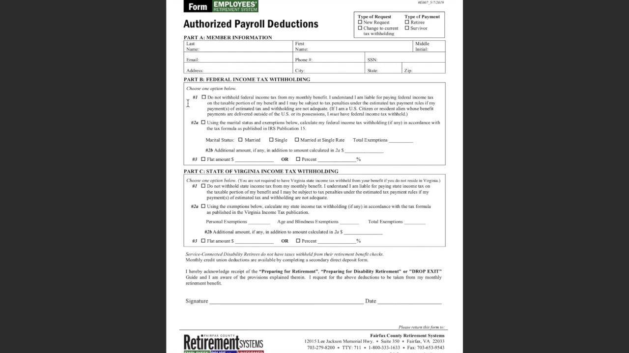 Understanding the Authorized Payroll Deduction Form