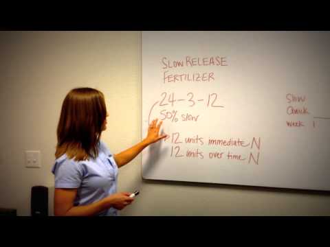 How slow release nitrogen fertilizer works