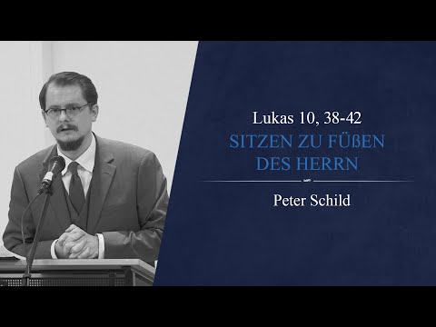 Sitzen zu Füßen des Herrn (Lukas 10, 38-42) - Peter Schild
