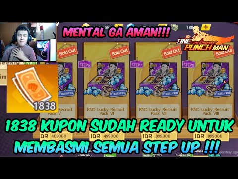 BAKAR BAKAR 2 JUTA+ BUAT GACHA STEP UP DEMI HYPER SPEED ZOMBIEMAN SSR+ !!! - OPM The Strongest