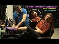 AYNUR S FEET ARE VERY TICKLISH NO STRESS FOOT WASHING CRACKS ASMR REFLEXOLOGY THERAPY