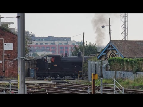 RPSI Midlander tour to Maynooth with steam train no.131 (with Connolly turntable) September 2023