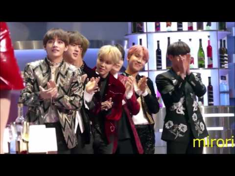 BTS reaction to TWICE (Song of the Year) at MAMA 2016 ver.2