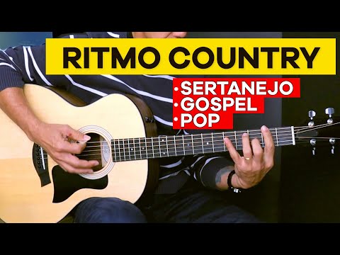 RITMO COUNTRY - Olha só quantas musicas dá pra tocar - Aprenda JÁ - Prof. Sidimar Antunes🎸