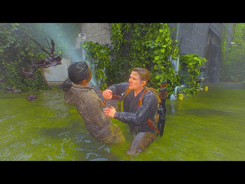 The Last Of Us 2 ● Aggressive Gameplay - Seraphite Island / GROUNDED+/ NO DAMAGE / 60FPS - PS5