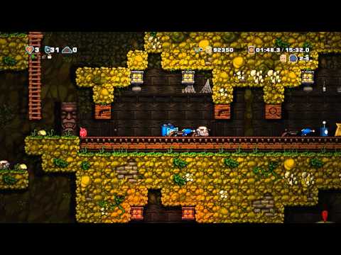 Mothership sadness (Brian's Spelunky Daily Challenge for 2015-08-14)