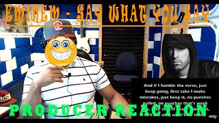 Eminem  Say What You Say - Producer reaction