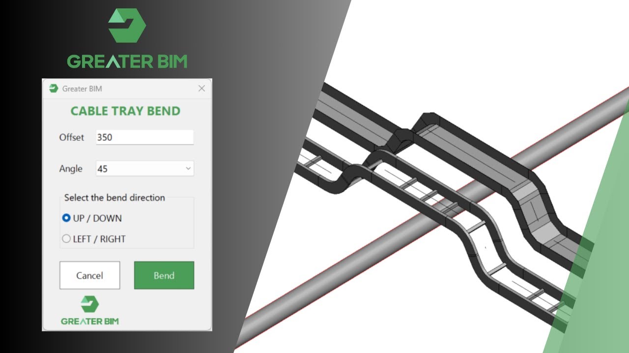 Smart Cable Tray Bending in Revit | No More Sections with GreaterBIM