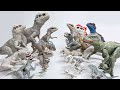 HUGE Indominus Rex VERSUS Indominus Rex Haul | I-Rex Camp Cretaceous vs Dominion - WHO WILL WIN?