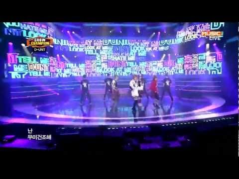 130313 Show Champion D-Unit 디유닛 - 얼굴보고 얘기해 Face To Face [HD]