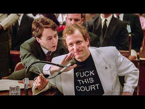 Larry Flynt dunks on the judge so hard he gets SILENCED | The People vs. Larry Flynt | CLIP