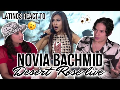 Latinos react to NOVIA BACHMID cover of Desert Rose by Sting ft Cheb Mami in Indonesian Idol 😲