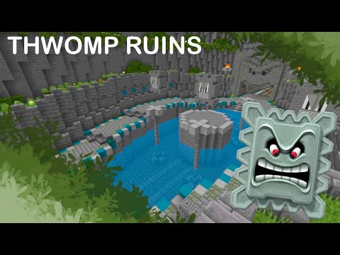 8DX Thwomp Ruins - Mario Kart in Minecraft