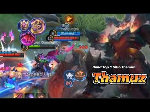 Thamuz Gameplay | Roamer to Jungle | Epic Fail - Build Top 1 Sitio Thamuz ~ MLBB