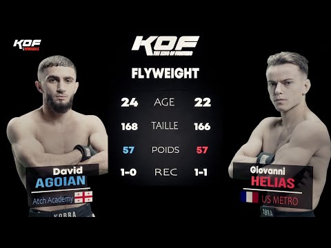 David Agoian vs Giovanni Hélias | MMA | KOF13