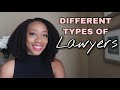 DIFFERENT TYPES OF LAWYERS AND PRACTICE AREAS OF LAW