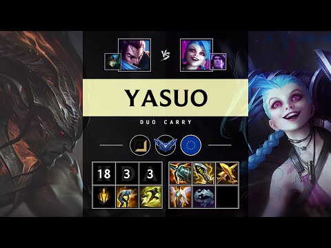 Yasuo ADC vs Jinx - EUW Diamond Patch 25.19