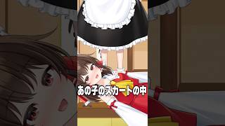 魔理沙のスカートを覗いて見た【ゆっくり茶番】