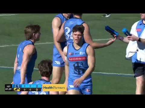 Sturt's Tom Lewis snaps from 45m - Semi Final Hostplus SANFL Snapshot