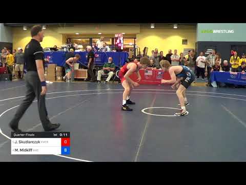 2018 FS WTT Challenge/UWW Juniors 61 Quarter-Finals - Jack Skudlarczyk (PWCRTC) Vs. McGwire Midkif