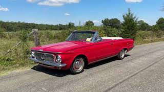 1963 Plymouth Valiant Signet Convertible Walk Around and Drive By